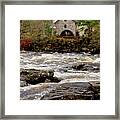 Old Mill At Dochart Waterfalls Framed Print