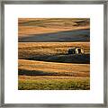 Old Ranch Buildings In Alberta Framed Print