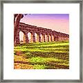 Old Roman Aqueduct Framed Print
