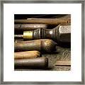 Old Tools Framed Print