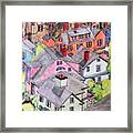 Old Town Marblehead Framed Print