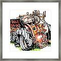 Old Tractor Framed Print