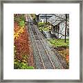 Old Train Station Norwich Vermont Framed Print