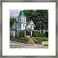 Old Victorian At Harbor Springs Framed Print