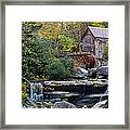 Old Virginia Mill In Autumn Colors Framed Print