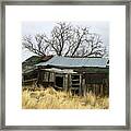 Old Wyoming Farmhouse Framed Print