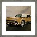 Oldsmobile Toronado 1965 Painting Framed Print