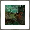 Olympic Harbour Abstract Framed Print