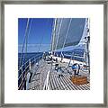 On Deck Off Mexico Framed Print