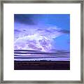 On The Edge Of A Storm Framed Print