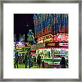 On The Midway - Temptations Of The Night 3 Framed Print