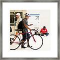 On The Move Framed Print