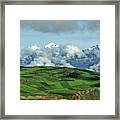 On The Road From Cusco To Urubamba Framed Print