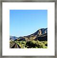 On The Road Framed Print