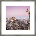 On Top Of The World Framed Print