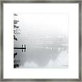 One Early Morning At The Lake Framed Print