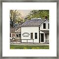 One Horse Town Framed Print