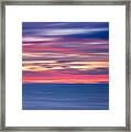 One Minute Sunrise Framed Print