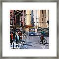 One Way Street - Chicago Framed Print