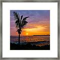Oneo Bay Sunset Framed Print