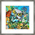 Oogke Owl Framed Print