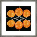 Orange Balance Framed Print