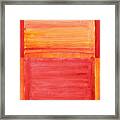 Orange Framed Print