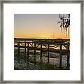 Florida - St Johns River Sunset Framed Print