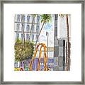 The Inconscious, Sculpture By Franz West In Beverly Hills, California Framed Print