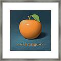 Orange Framed Print