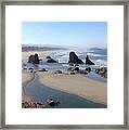 Oregon Coast Sea Stacks Framed Print