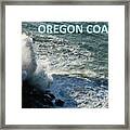 Oregon Coast Splash Framed Print