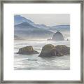 Oregon Coastline 0742 Framed Print