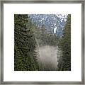 Oregon Highway Mist Framed Print