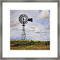 Oregon Windmill Framed Print