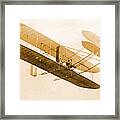 Orville Wright In Wright Flyer 1908 Framed Print