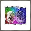 Our Father Who Art In Heaven Cool Rainbow 3 Dimensional Framed Print