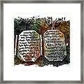 Our Father Who Art In Heaven Muted Rainbow 3 Dimensional Framed Print
