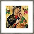 Our Lady Of Perpetual Help Icon Framed Print