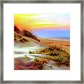 Outer Banks Soft Dune Sunrise Ap Framed Print