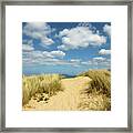 Over The Dunes Donegal Ireland Framed Print