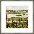 Over The Marsh, Cape Cod Framed Print