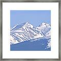 Over The Rockies Framed Print