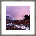 Overcome By The Tides Framed Print