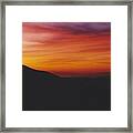 Pacific Sunset Framed Print