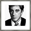 Pacino Scarface Framed Print