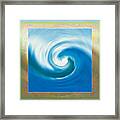 Pacswirl With Border Framed Print