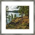 Pactola Lake South Dakota Framed Print