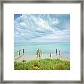 Paddleboard Hitching Post Framed Print