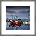 Padstow Boats Framed Print